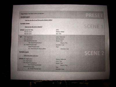 134 - Stage Directions