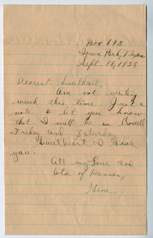 1929 - Love Letter part 8