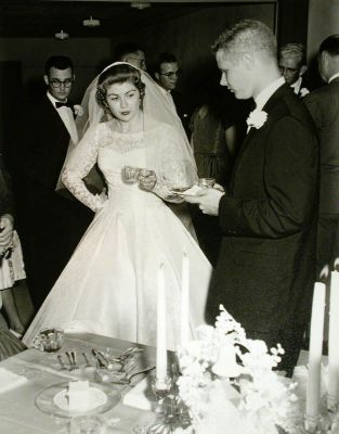 1958 - Charlan and Billy Wedding (2)