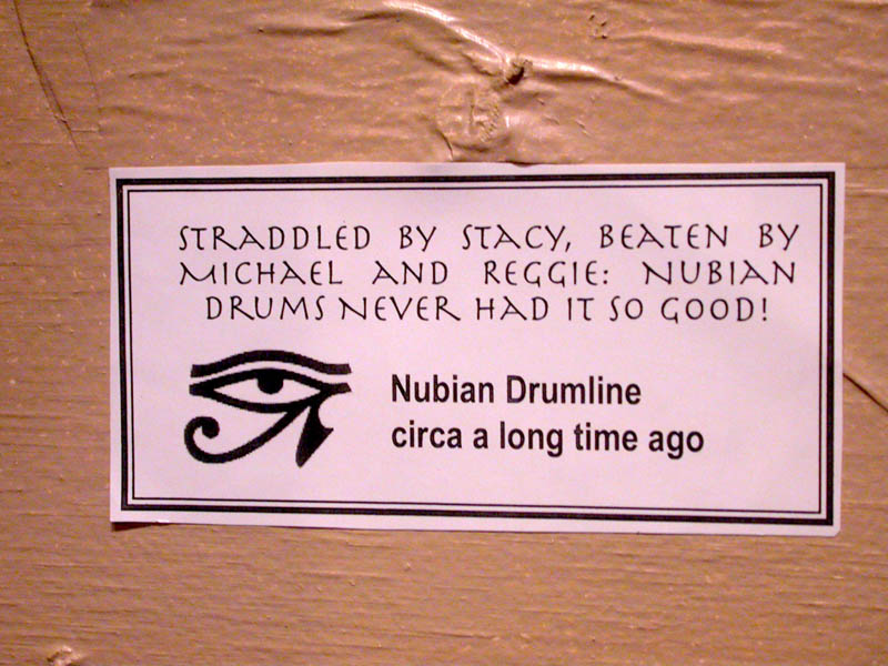 038 - Drum Museum Tag