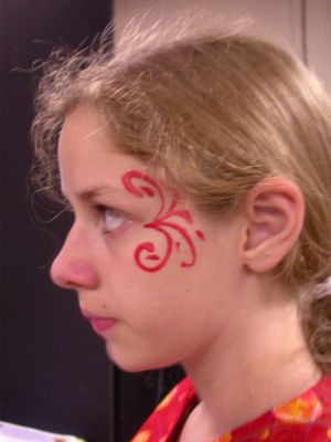 19 - 5/17 - Leah Face Paint