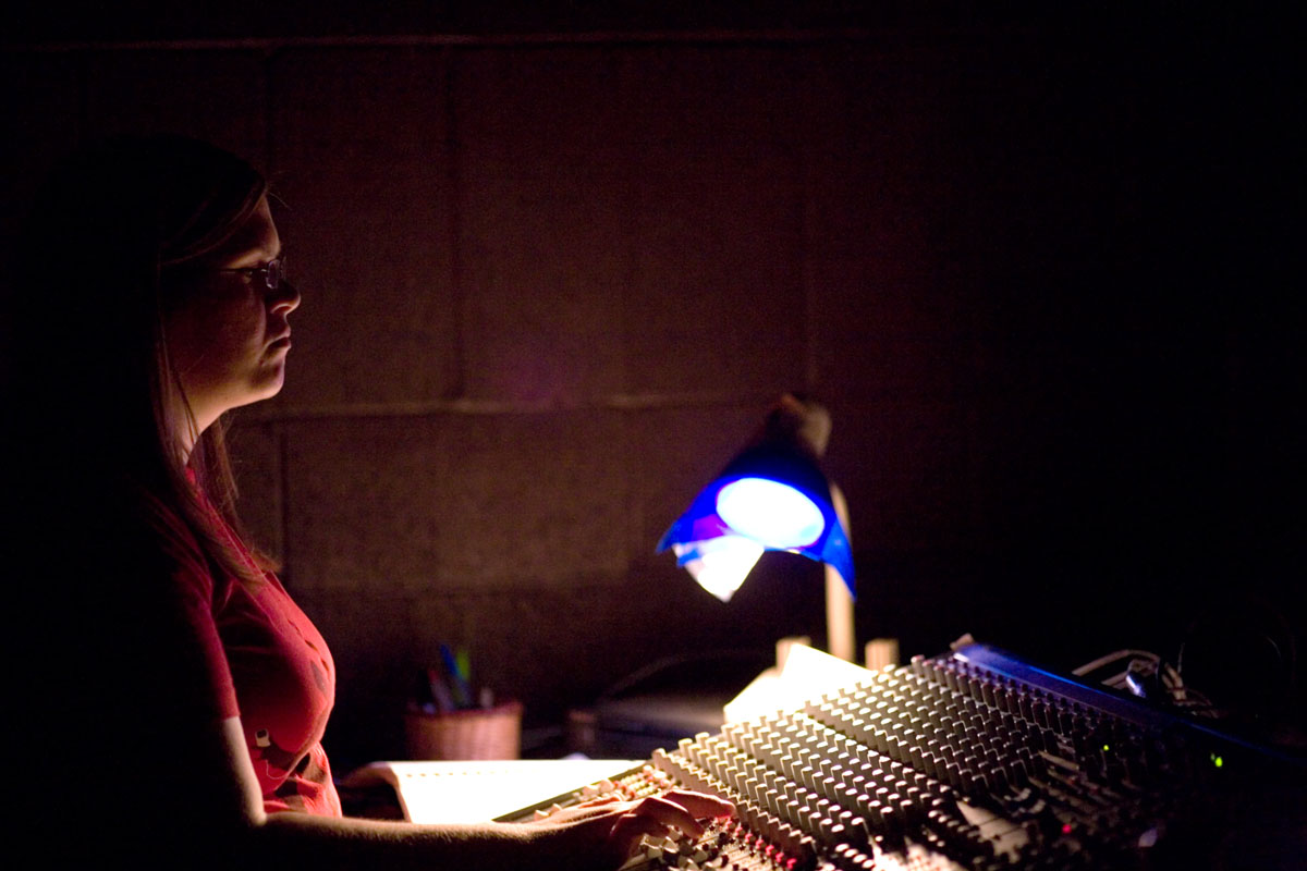070 - Kari at the Sound Board