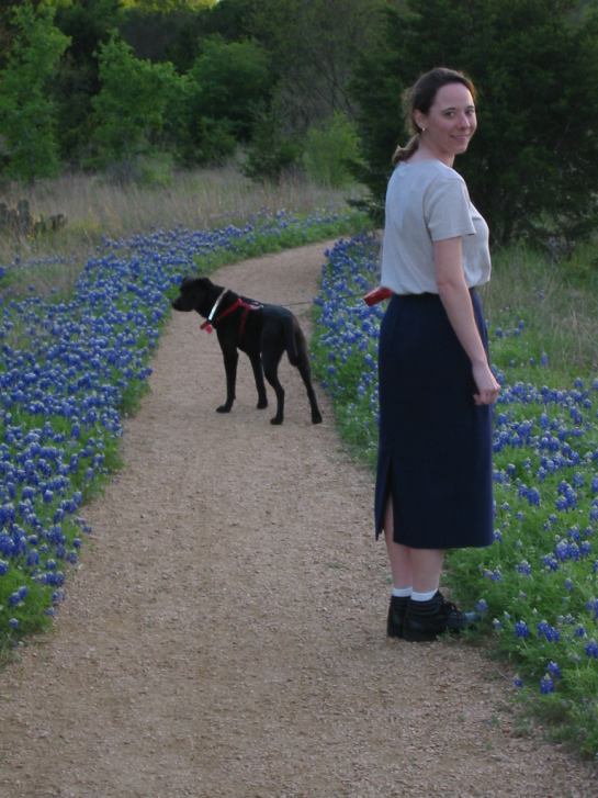 Behind the house - Austin.JPG