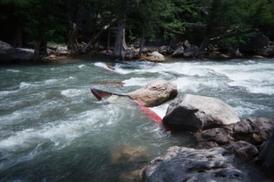 Not our canoe